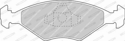 Ferodo FDB896-D - Brake Pad Set, disc brake autospares.lv