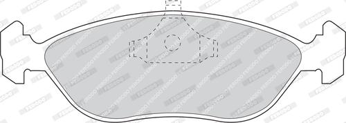 Ferodo FDB897 - Brake Pad Set, disc brake autospares.lv