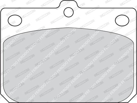 Ferodo FDB85 - Brake Pad Set, disc brake autospares.lv