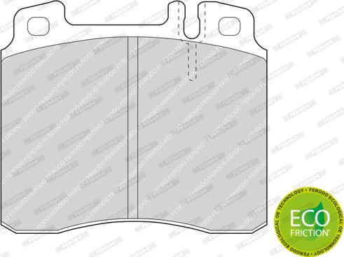 Ferodo FDB800 - Brake Pad Set, disc brake autospares.lv