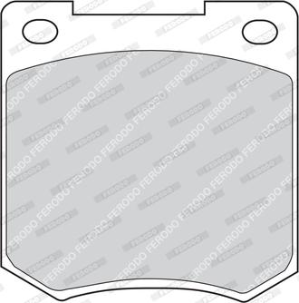 Ferodo FDB810 - Brake Pad Set, disc brake autospares.lv