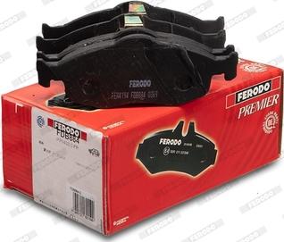 Ferodo FDB884 - Brake Pad Set, disc brake autospares.lv