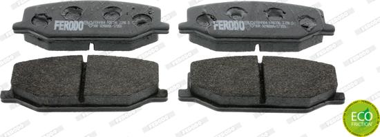 Ferodo FDB396 - Brake Pad Set, disc brake autospares.lv