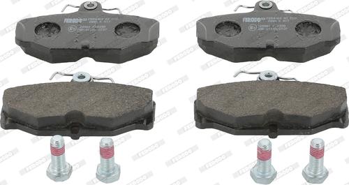 Ferodo FDB398 - Brake Pad Set, disc brake autospares.lv