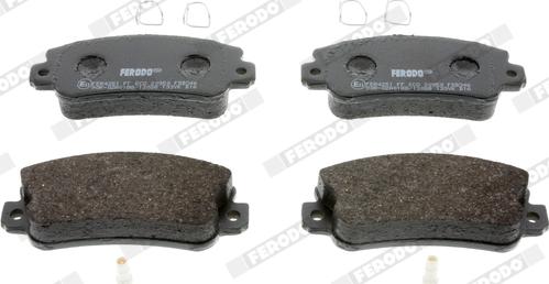 Ferodo FDB346 - Brake Pad Set, disc brake autospares.lv