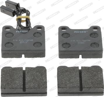 Ferodo FDB348 - Brake Pad Set, disc brake autospares.lv