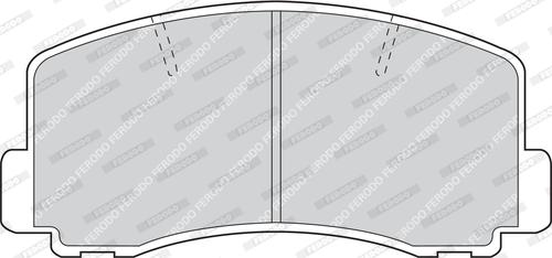 Ferodo FDB319 - Brake Pad Set, disc brake autospares.lv