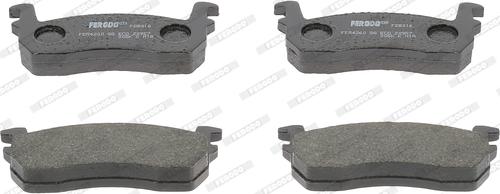 Ferodo FDB316 - Brake Pad Set, disc brake autospares.lv