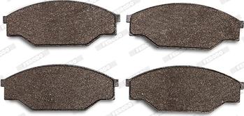 Ferodo FDB318 - Brake Pad Set, disc brake autospares.lv