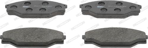 Ferodo FDB318 - Brake Pad Set, disc brake autospares.lv