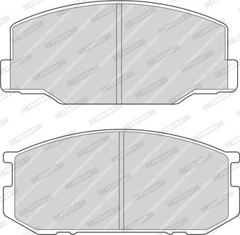 Ferodo FDB265 - Brake Pad Set, disc brake autospares.lv