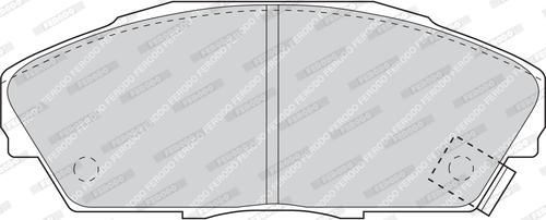 Ferodo FDB748 - Brake Pad Set, disc brake autospares.lv