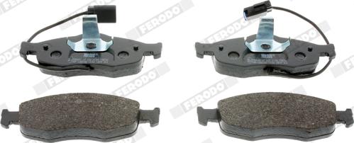 Ferodo FDB766 - Brake Pad Set, disc brake autospares.lv