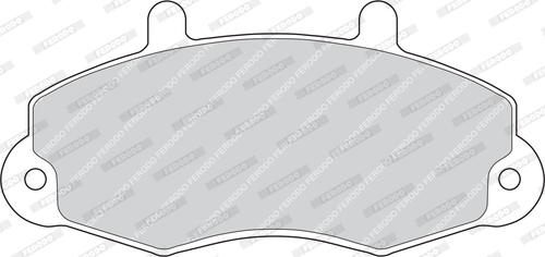 Ferodo FDB700 - Brake Pad Set, disc brake autospares.lv