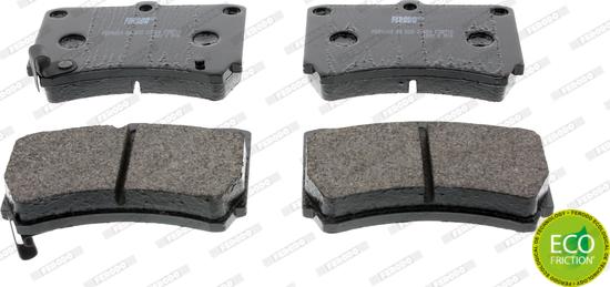 Ferodo FDB715 - Brake Pad Set, disc brake autospares.lv