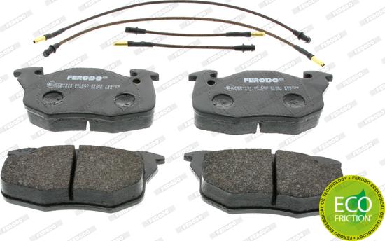 Ferodo FDB729 - Brake Pad Set, disc brake autospares.lv