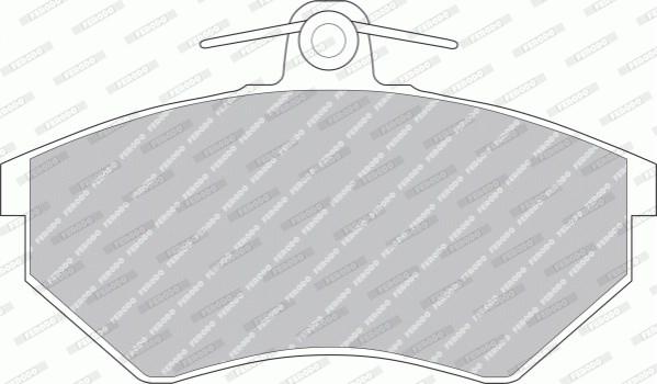 Ferodo FDB775D - Brake Pad Set, disc brake autospares.lv