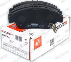 Ferodo FDB776-D - Brake Pad Set, disc brake autospares.lv