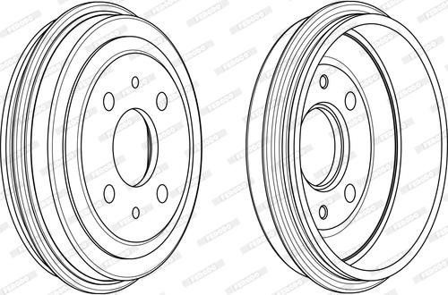 Ferodo FDR329000 - Brake Drum autospares.lv