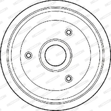 Ferodo FDR329702 - Brake Drum autospares.lv