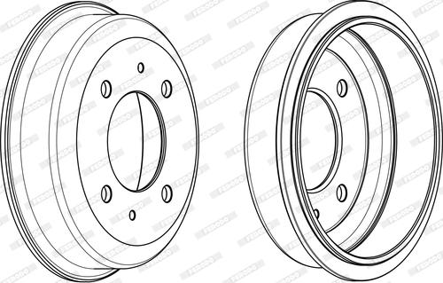 Ferodo FDR329319 - Brake Drum autospares.lv