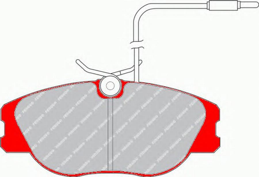 Ferodo FDS565 - Brake Pad Set, disc brake autospares.lv