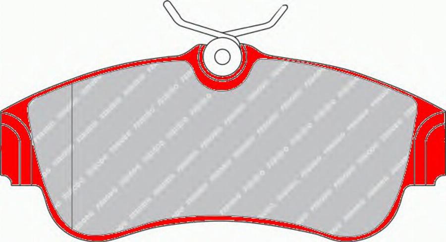 Ferodo FDS604 - Brake Pad Set, disc brake autospares.lv