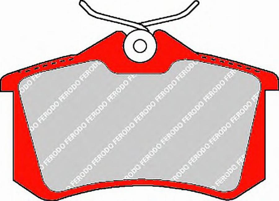 Ferodo FDS1083 - Brake Pad Set, disc brake autospares.lv