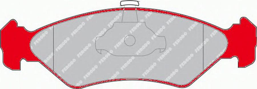 Ferodo FDS1082 - Brake Pad Set, disc brake autospares.lv