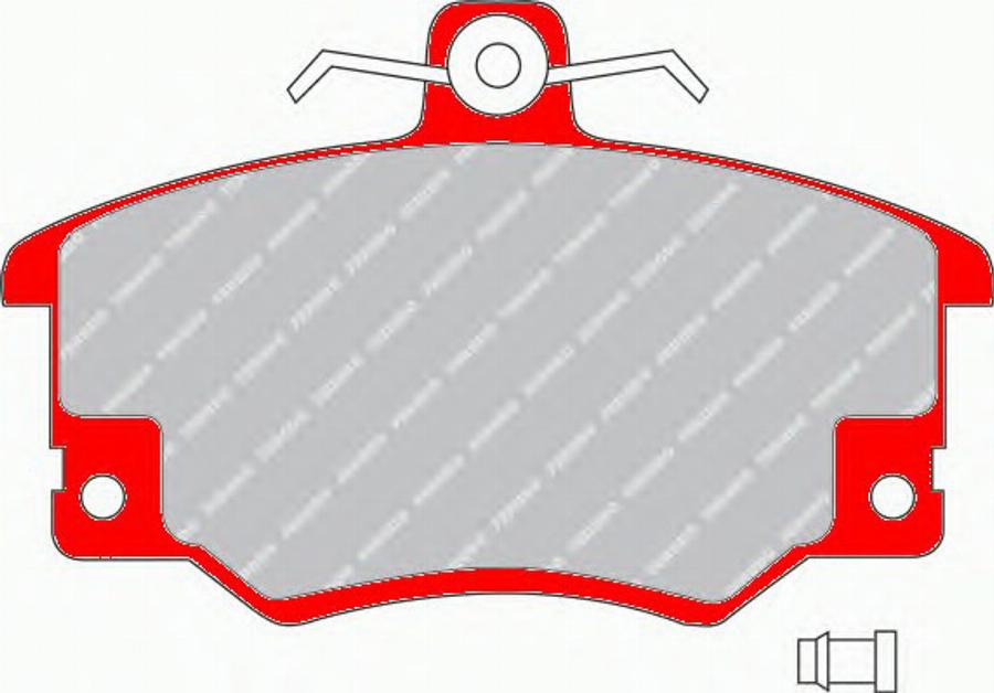 Ferodo FDS370 - Brake Pad Set, disc brake autospares.lv