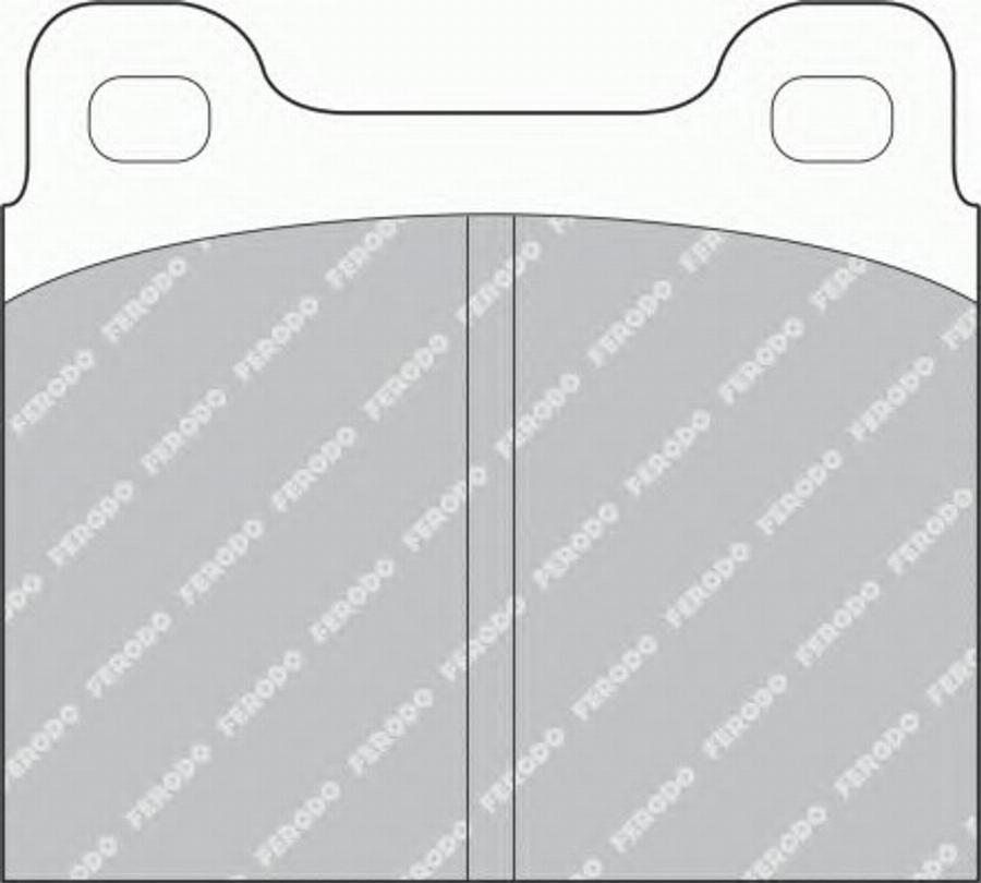 Ferodo FDS2 - Brake Pad Set, disc brake autospares.lv