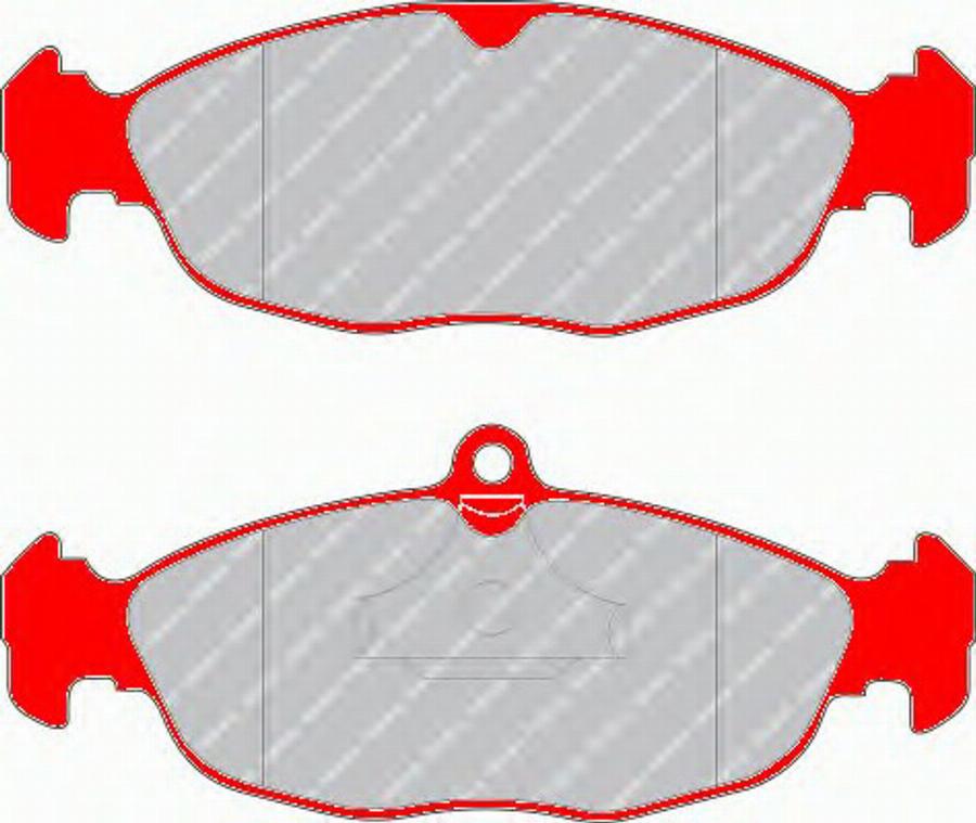 Ferodo FDS732 - Brake Pad Set, disc brake autospares.lv