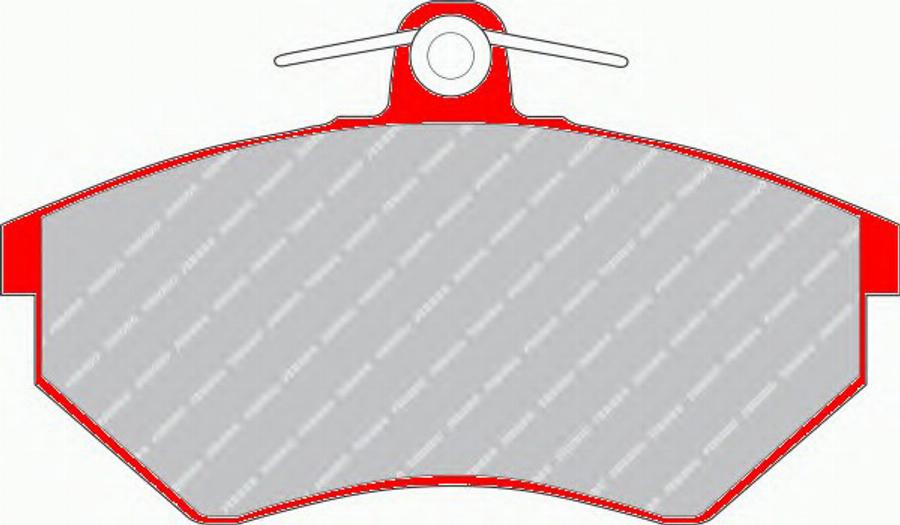 Ferodo FDS775 - Brake Pad Set, disc brake autospares.lv