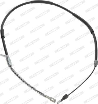 Ferodo FHB431166 - Cable, parking brake autospares.lv