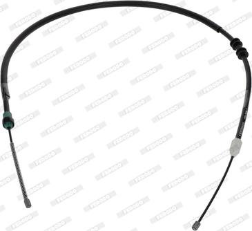 Ferodo FHB432858 - Cable, parking brake autospares.lv