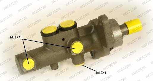 Ferodo FHM1225 - Brake Master Cylinder autospares.lv