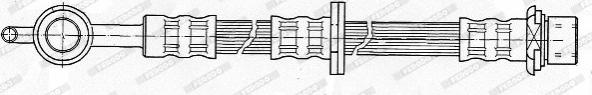 Ferodo FHY2334 - Brake Hose autospares.lv