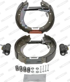 Ferodo FMK341 - Brake Shoe Set autospares.lv