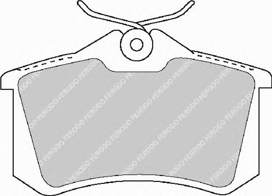 Ferodo FQT1491 - Brake Pad Set, disc brake autospares.lv