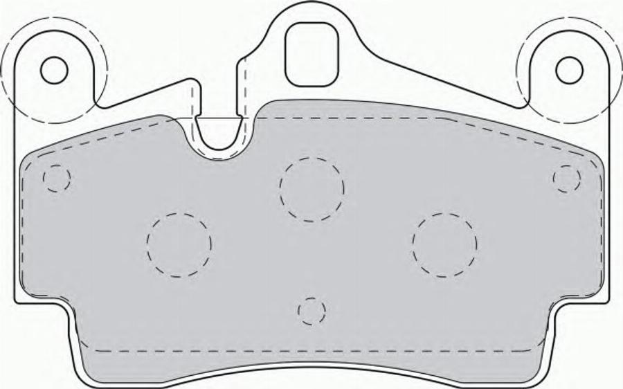 Ferodo FQT1627 - Brake Pad Set, disc brake autospares.lv