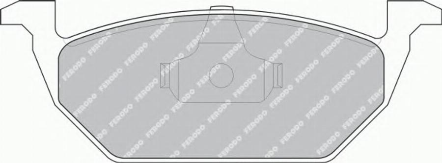 Ferodo FQT1094 - Brake Pad Set, disc brake autospares.lv