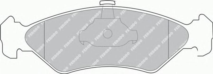 Ferodo FQT1082 - Brake Pad Set, disc brake autospares.lv