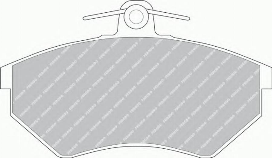 Ferodo FQT775 - Brake Pad Set, disc brake autospares.lv