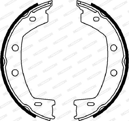 Ferodo FSB4032 - Brake Shoe Set, parking brake autospares.lv