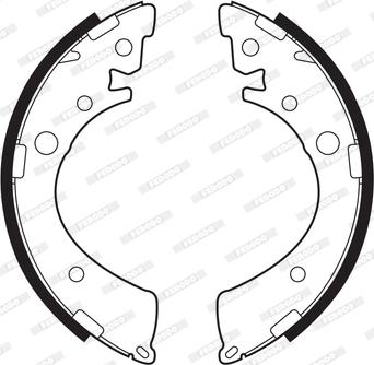 Ferodo FSB402 - Brake Shoe Set autospares.lv