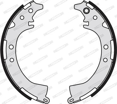 Ferodo FSB4309 - Brake Shoe Set autospares.lv