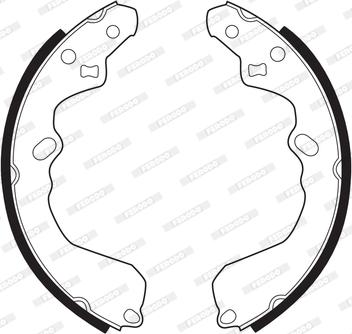 Ferodo FSB479 - Brake Shoe Set autospares.lv