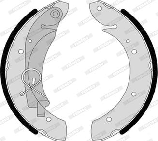 Ferodo FSB567 - Brake Shoe Set autospares.lv