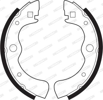 Ferodo FSB52 - Brake Shoe Set autospares.lv