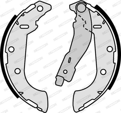 Ferodo FSB575 - Brake Shoe Set autospares.lv